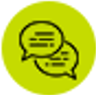 Green messages icon